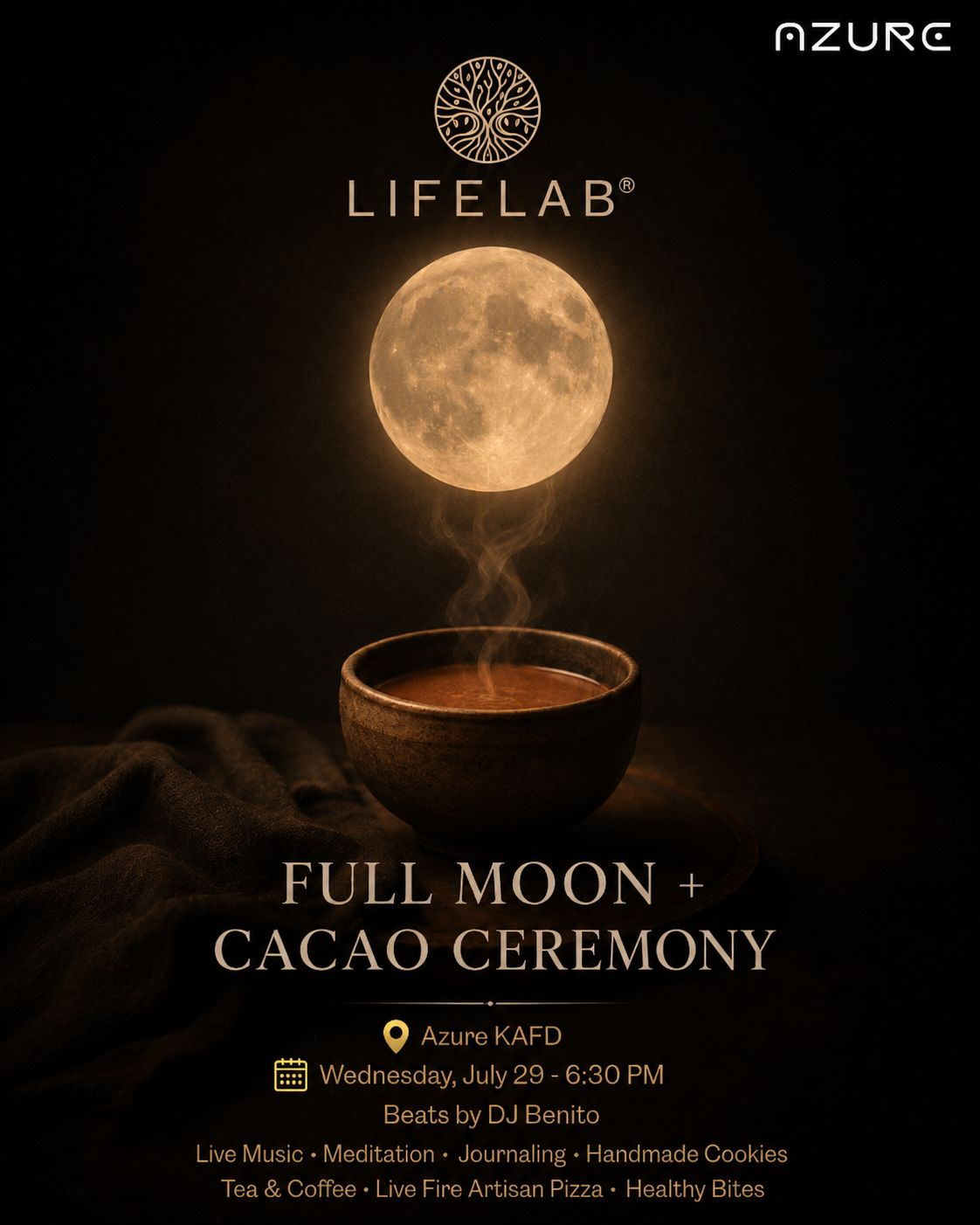 Full Moon + Cacao Ceremony (Early-Bird)