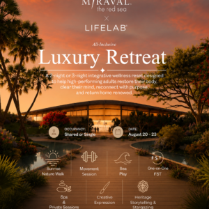 Miraval The Red Sea: Wellness Retreat (Early-Bird)