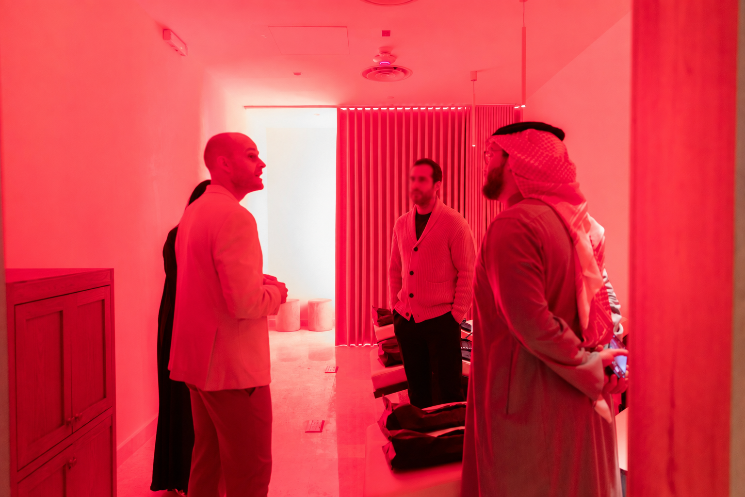 Guests touring LifeLab’s recovery room